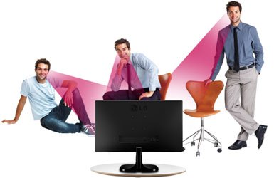 Màn hình máy tính LG 24MP56HQ có góc nhìn rộng